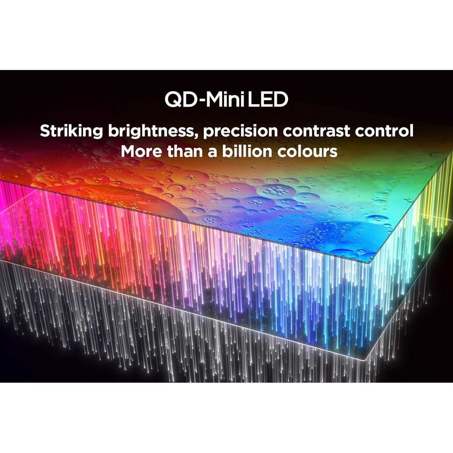 TCL 65 inch Smart QLED Mini LED TV - 4K - 144Hz, 65C835