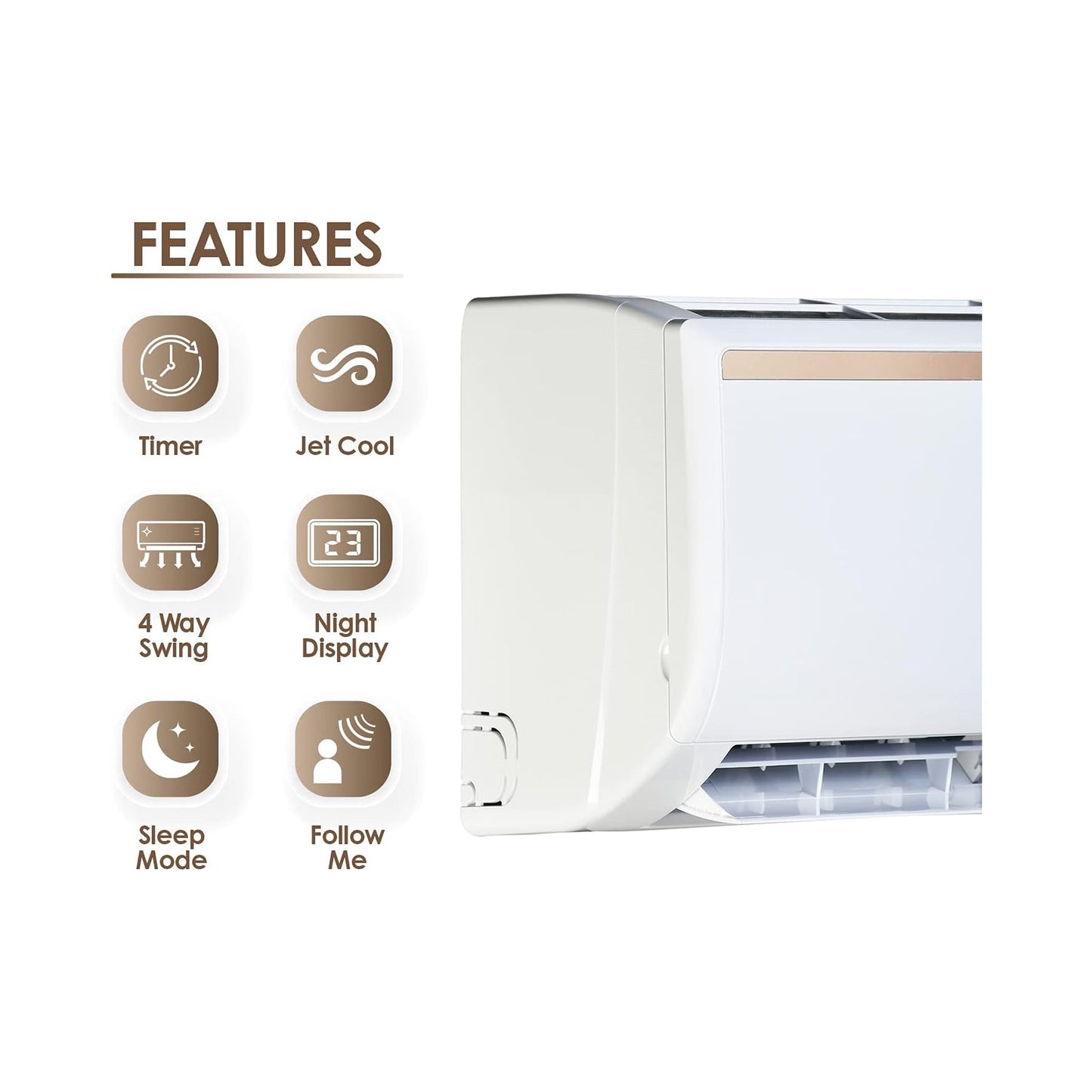 Super General 2 Ton T3 Rotary Split Air Conditioner - 1 Year Warranty
