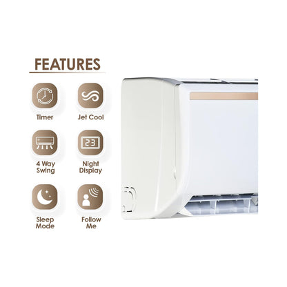 Super General 2 Ton T3 Rotary Split Air Conditioner - 1 Year Warranty
