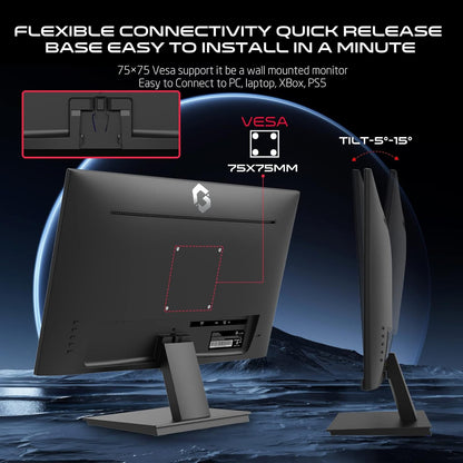 Gameon 22 inch Full HD Eye Care Monitor - 75Hz, GOB22FHD75VA