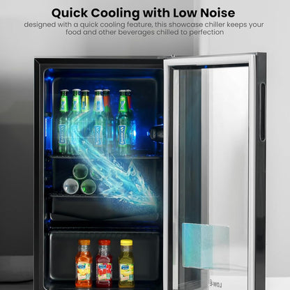 Geepas 120L Showcase Chiller, GSC1223