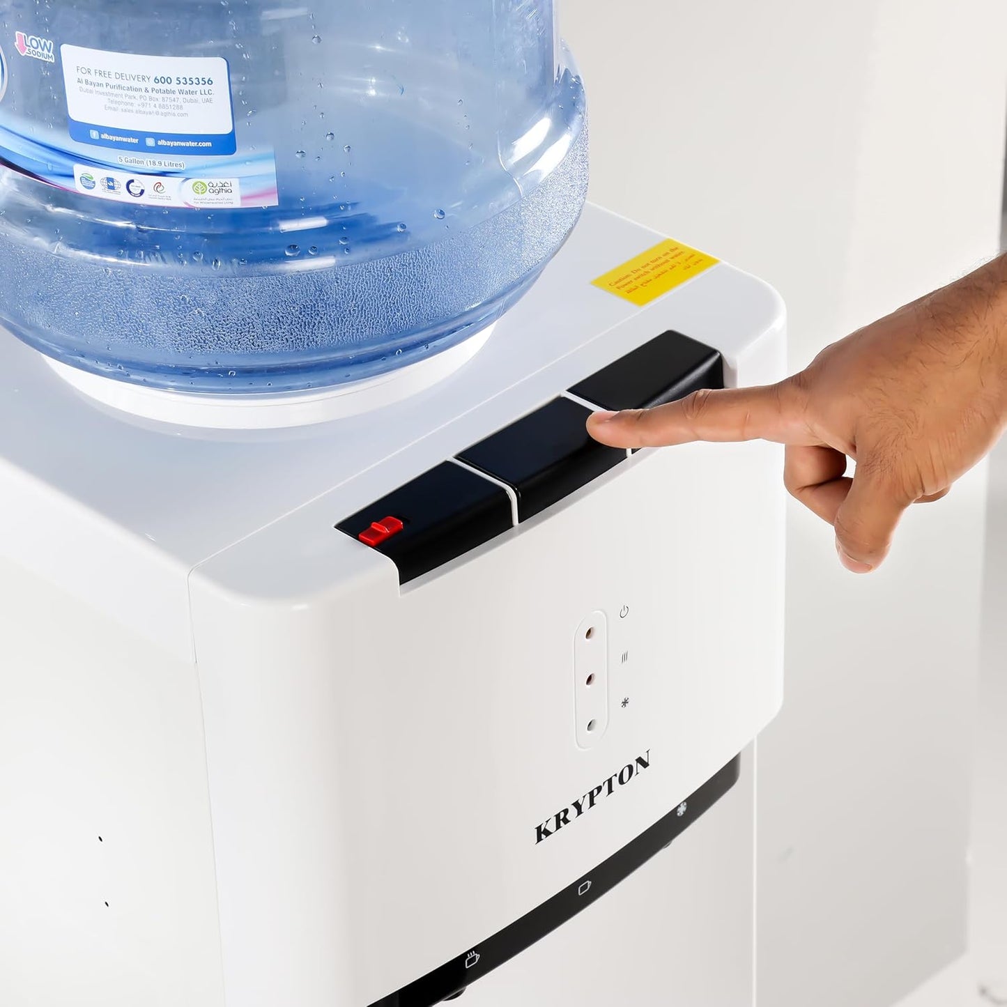 Krypton Top Loading Water Dispenser with Cabinet, KNWD6076NV