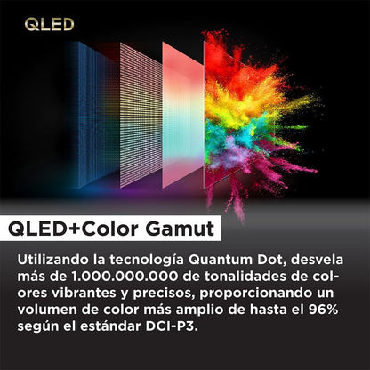 TCL 85" Android Smart QD-Mini LED TV - 4K - 144Hz, 85C805