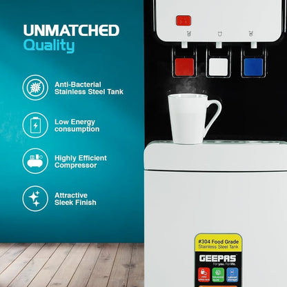 Geepas Hot & Cold Water Dispenser, GWD17019N