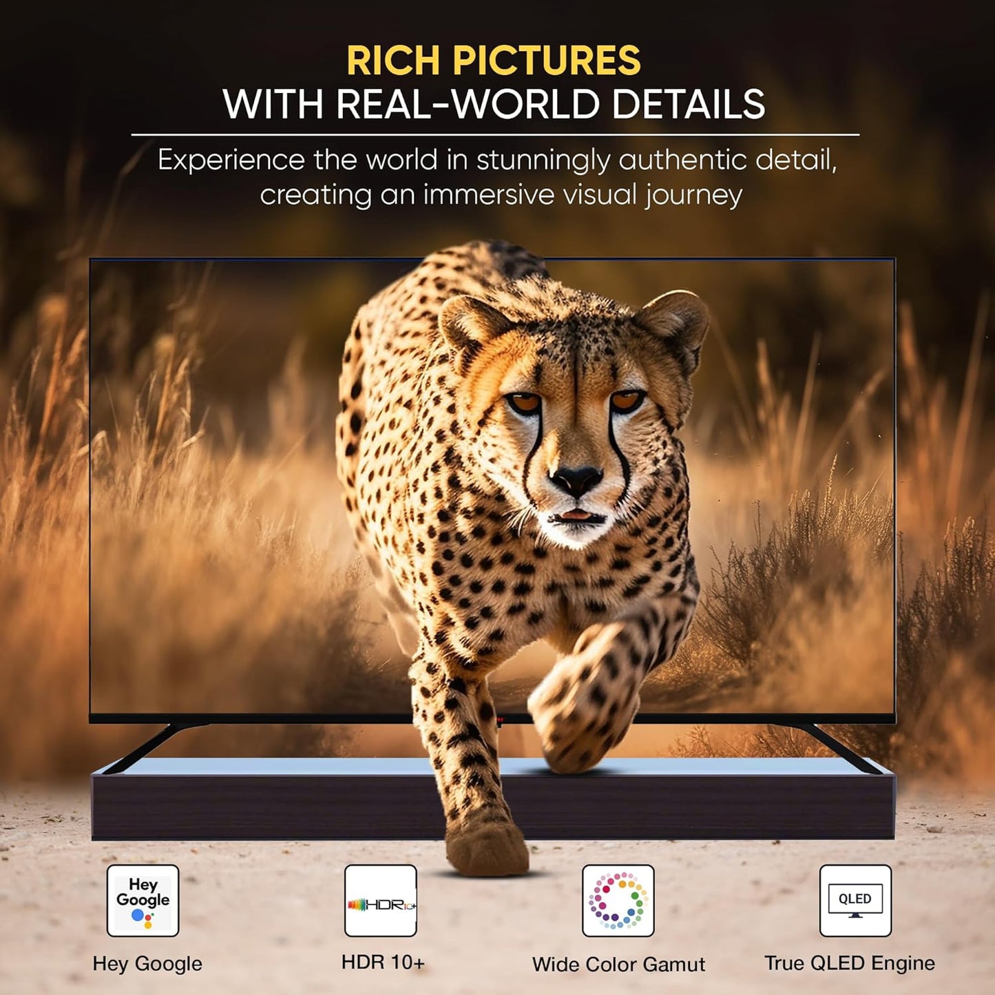 Nikai 55" Android Smart QLED TV - 4K, NPROG55QLED
