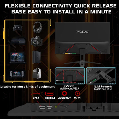 Twisted Minds 22 inch Full HD Gaming Monitor - 120Hz, TM22FHD120IPS