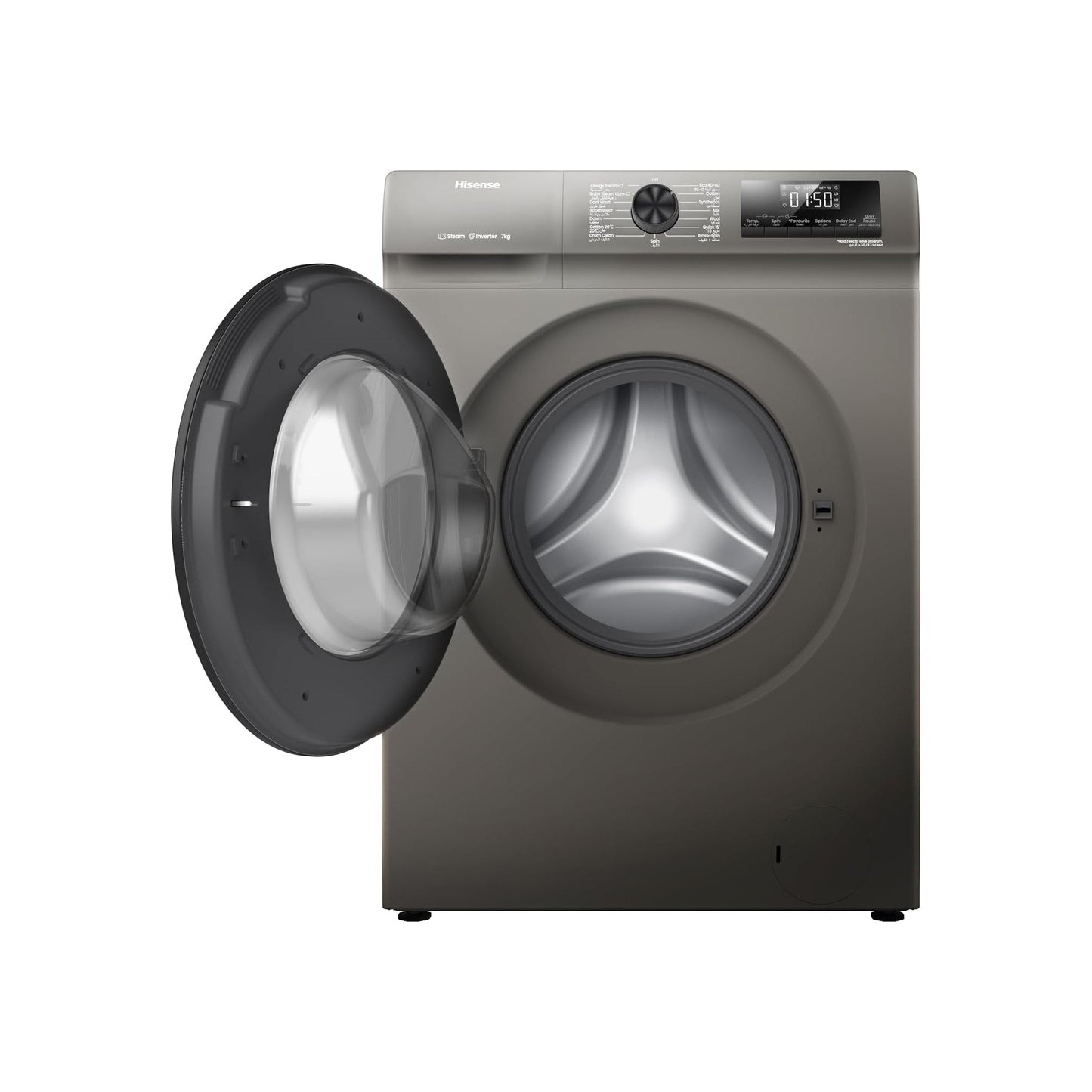 Hisense 7KG Fully Automatic Washing Machine, WFQP7012JT/P