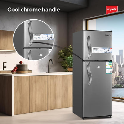 Impex 138L Double Door Refrigerator, IRF 138C