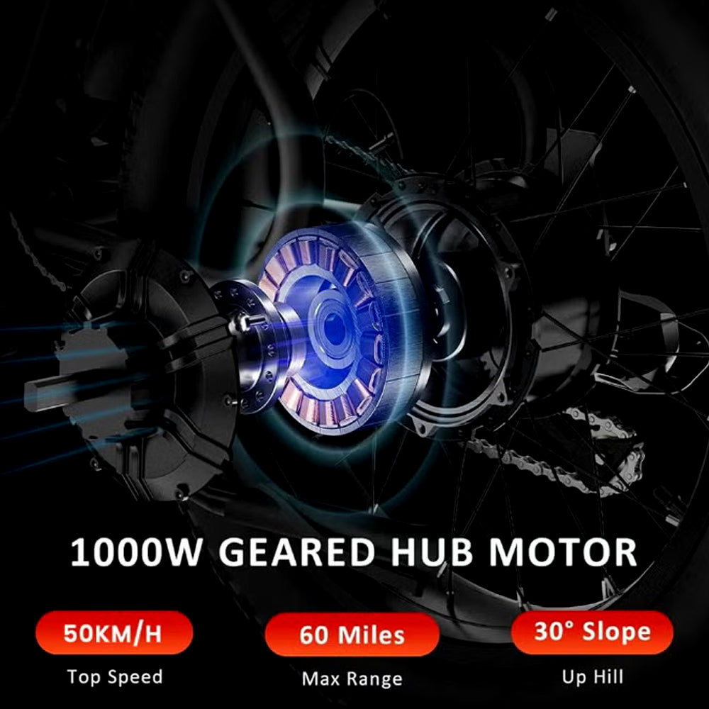 Wind Horse Electric Scooter 1000W 50KM Range 110KM Speed, D5