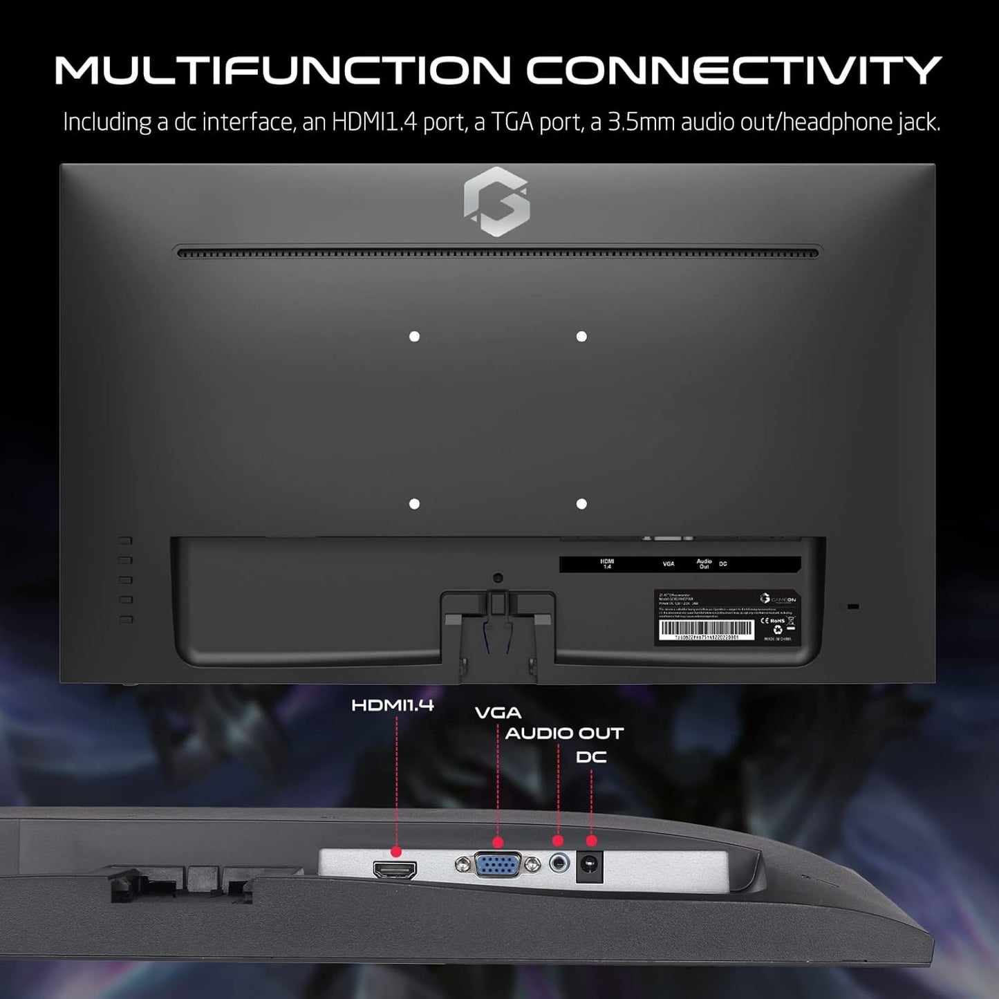 Gameon 22 inch Full HD Eye Care Monitor - 75Hz, GOB22FHD75VA