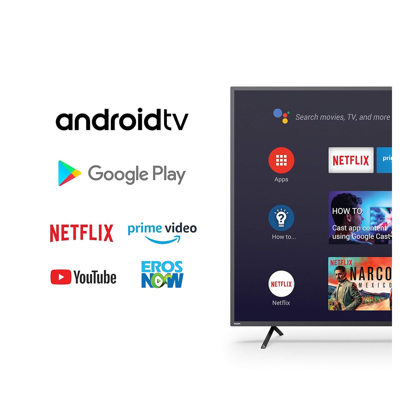 Philips 55" Android Smart TV - 4K, 55PUT7110