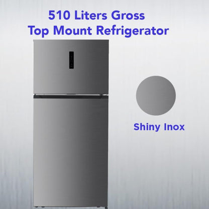 Super General 515L Inverter Double Door Refrigerator - 1 Year Warranty