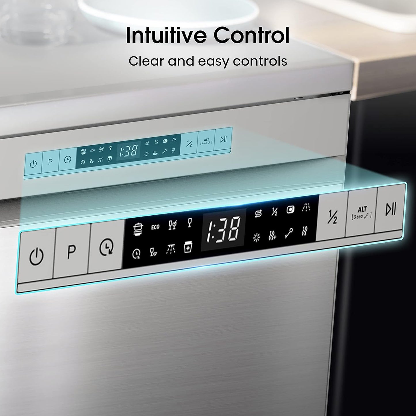 Hisense 15 Place Free Standing Dishwasher - 1 Year Warranty
