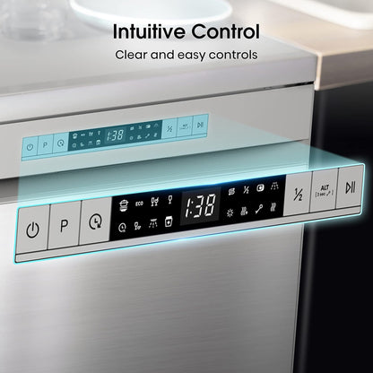 Hisense 15 Place Free Standing Dishwasher - 1 Year Warranty