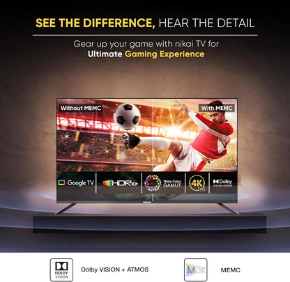 Nikai 55" Android Smart QLED TV - 4K, NPROG55QLED