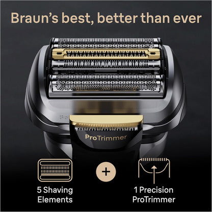 Braun Series 9 PRO+ Wet & Dry Electric Shaver 5+1 Direct & Cut Blade