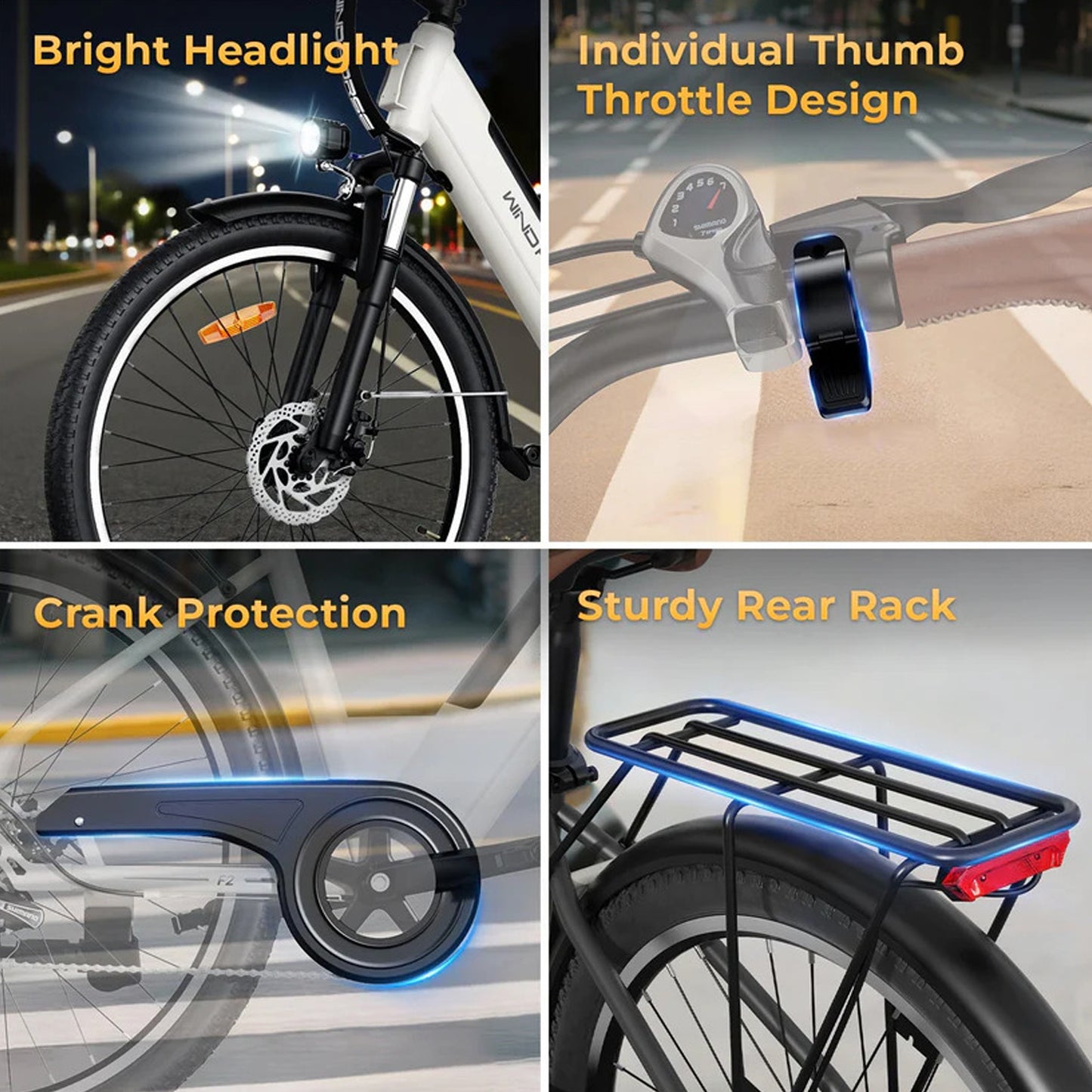 Wind Horse F2 Urban Commuter E Bike