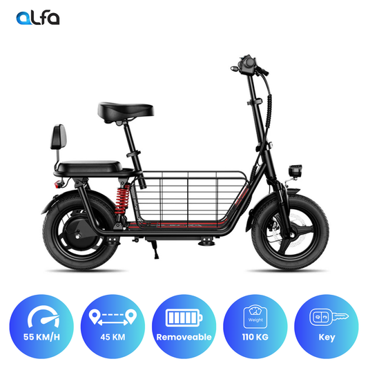 Wind Horse Electric Scooter 850W 25-40KM Range 32KM Speed, C3