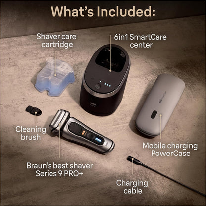 Braun Series 9 PRO+ Wet & Dry Electric Shaver 5+1 Direct & Cut Blade