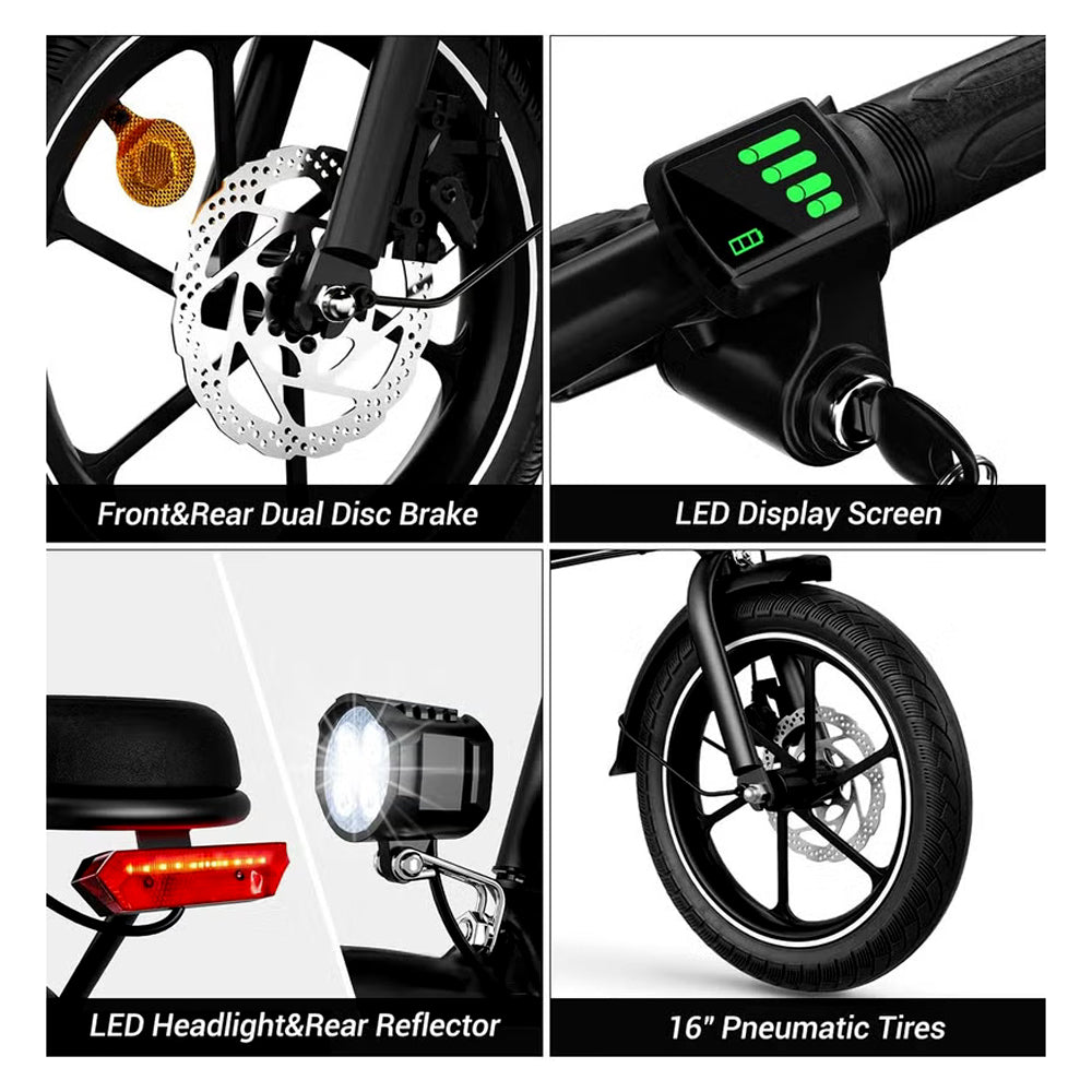 Wind Horse Electric Scooter 350W 30KM Range 35KM Speed, W2 A