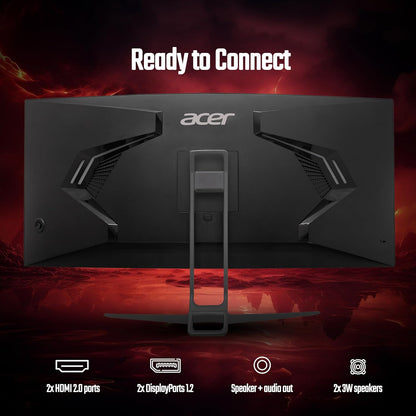 Acer 34 inch Curved Backlight LED Monitor - 120Hz, ED343CUR
