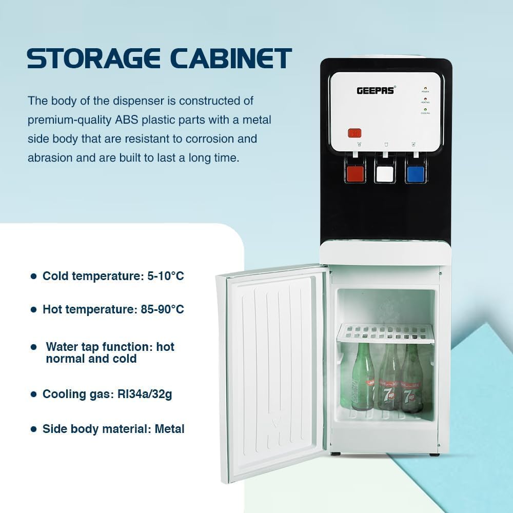 Geepas Hot & Cold Water Dispenser, GWD17019N