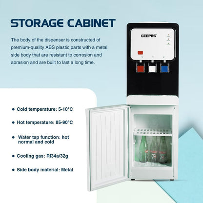 Geepas Hot & Cold Water Dispenser, GWD17019N