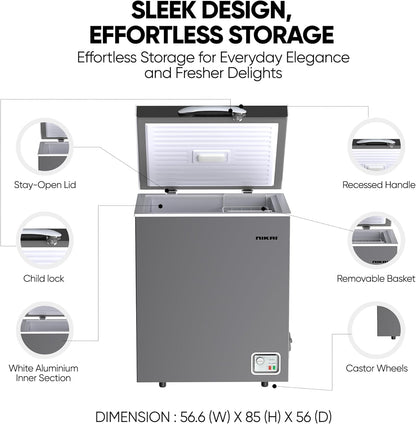 Nikai 200L Chest Freezer, NCF 260