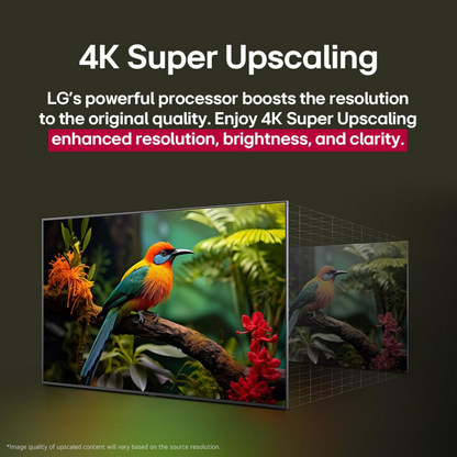 LG 75 inch Smart QNED TV - 4K, 75QNED85