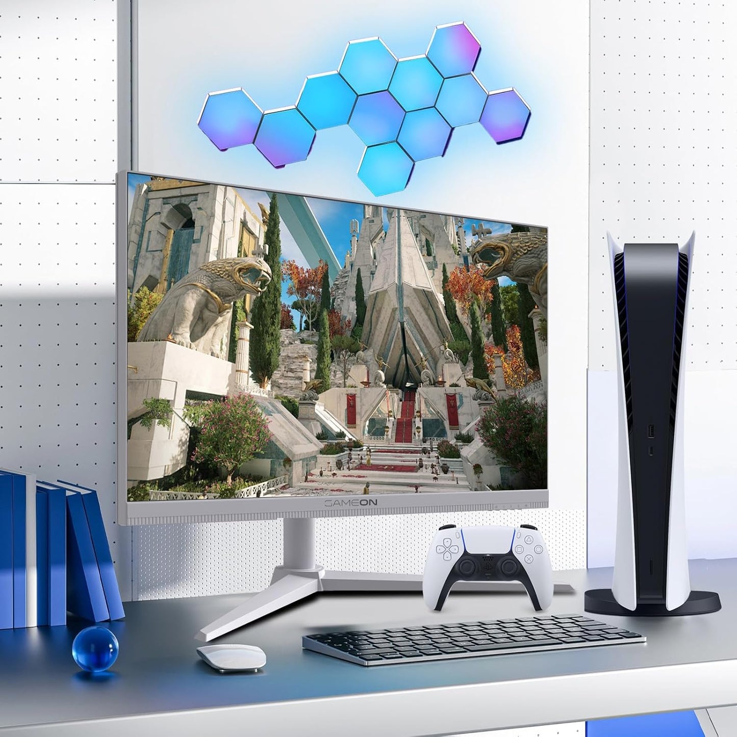 Gameon 24 inch Arctic Pro Series Gaming Monitor - 190Hz, GOA24FHD190IPS