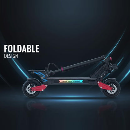 Wind Horse Electric Scooter 3600W (Dual Motor) 65KM Range 80KM Speed, H8