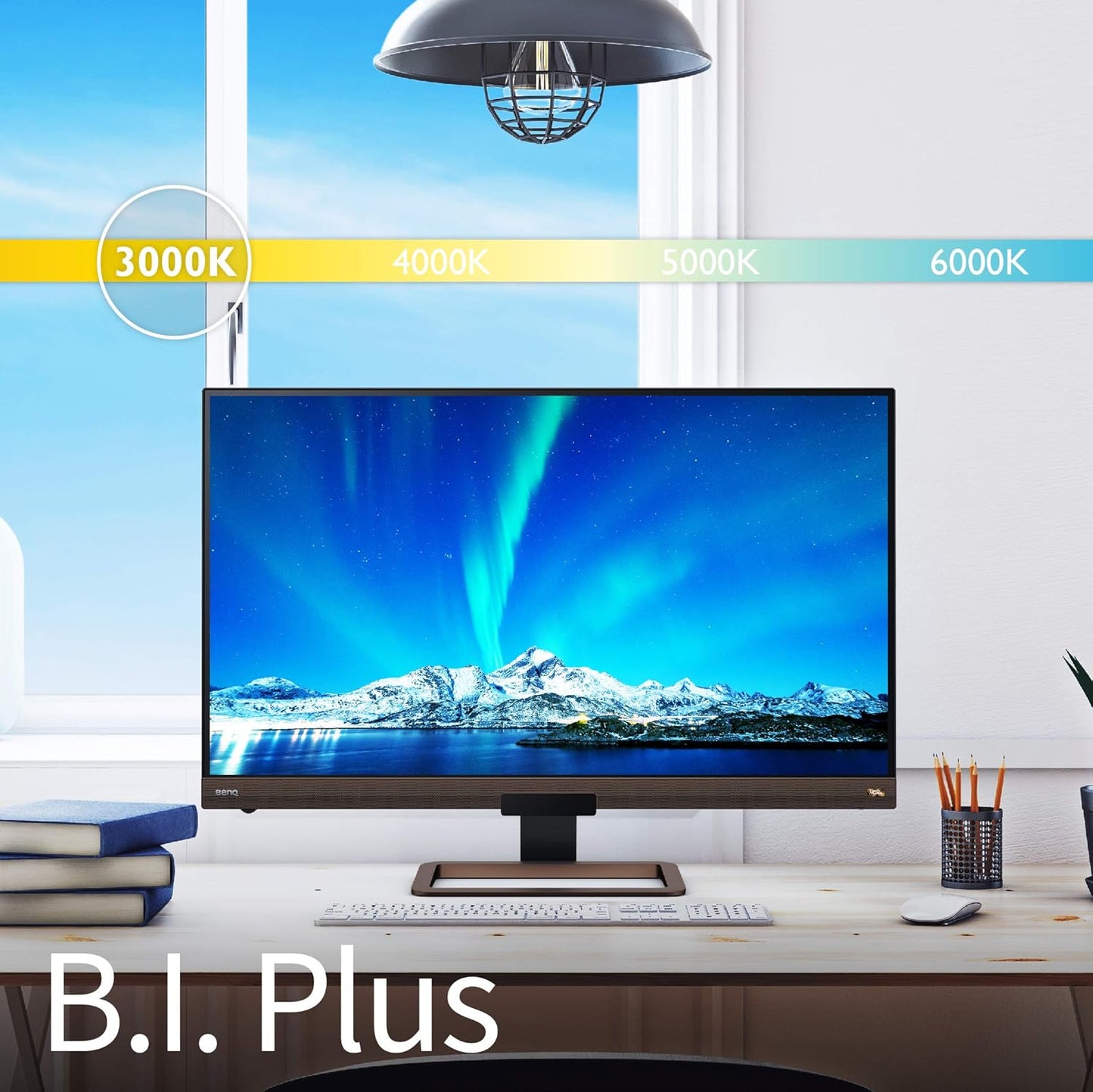 BenQ 32 inch Bezel-Less HDR 400 IPS Entertainment Monitor, EW3280U