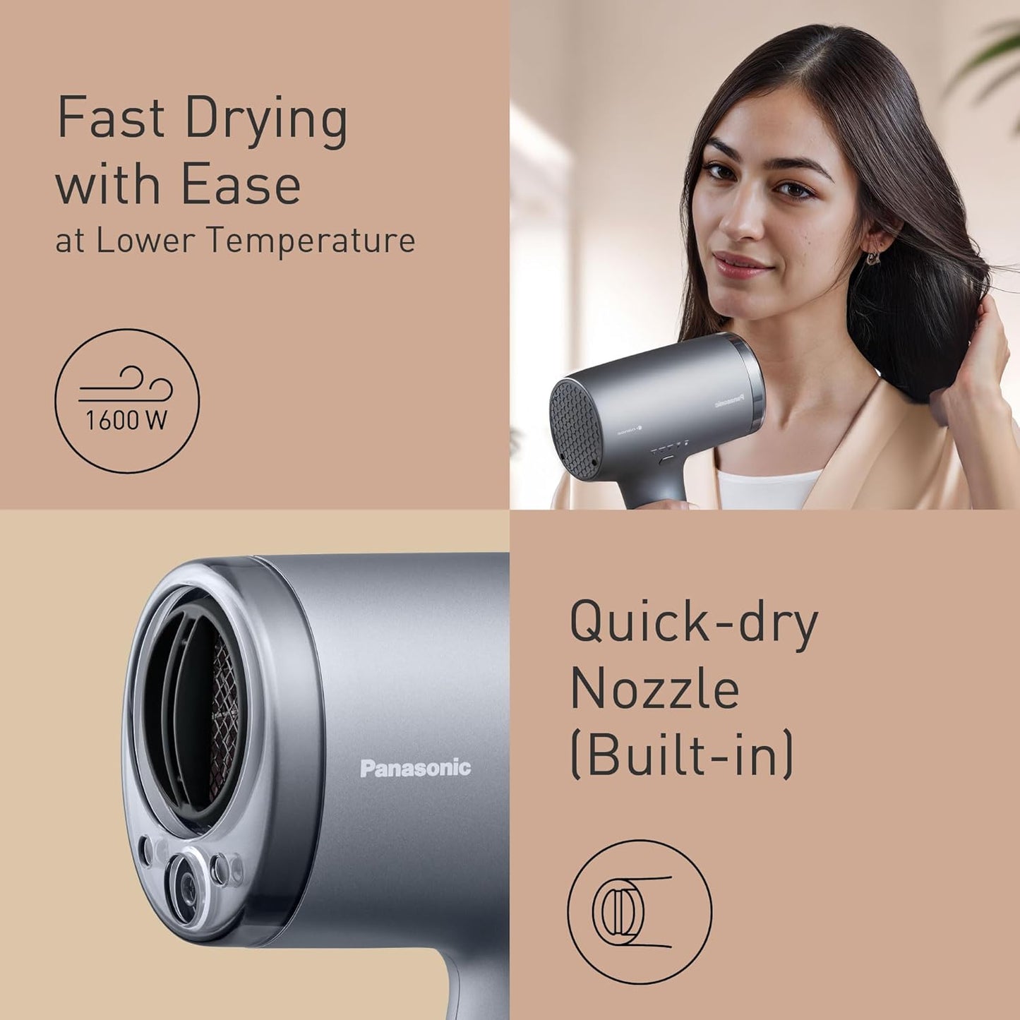 Panasonic Nanoe Hair Dryer with Diffuser