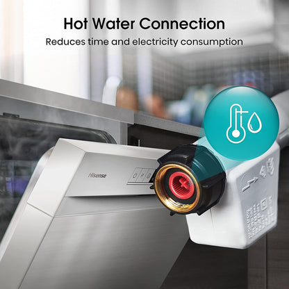 Hisense 15 Place Free Standing Dishwasher - 1 Year Warranty