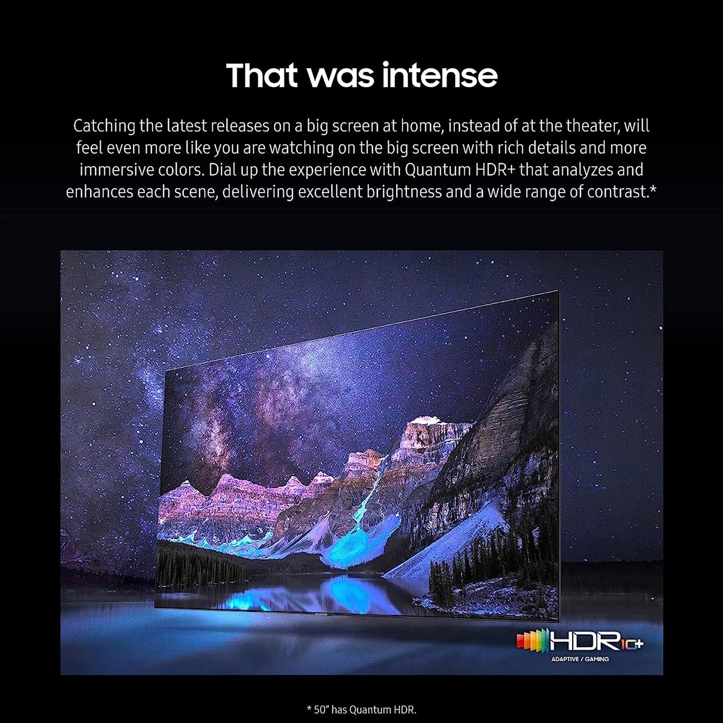 Samsung 50 inch Smart QLED TV - 4K, 50Q80D