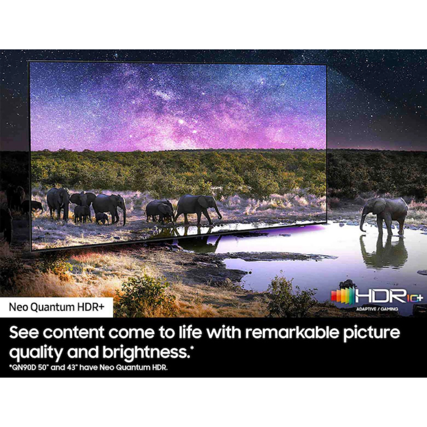 Samsung 55" Smart Neo QLED TV - 4K - 120Hz, 55QN90C
