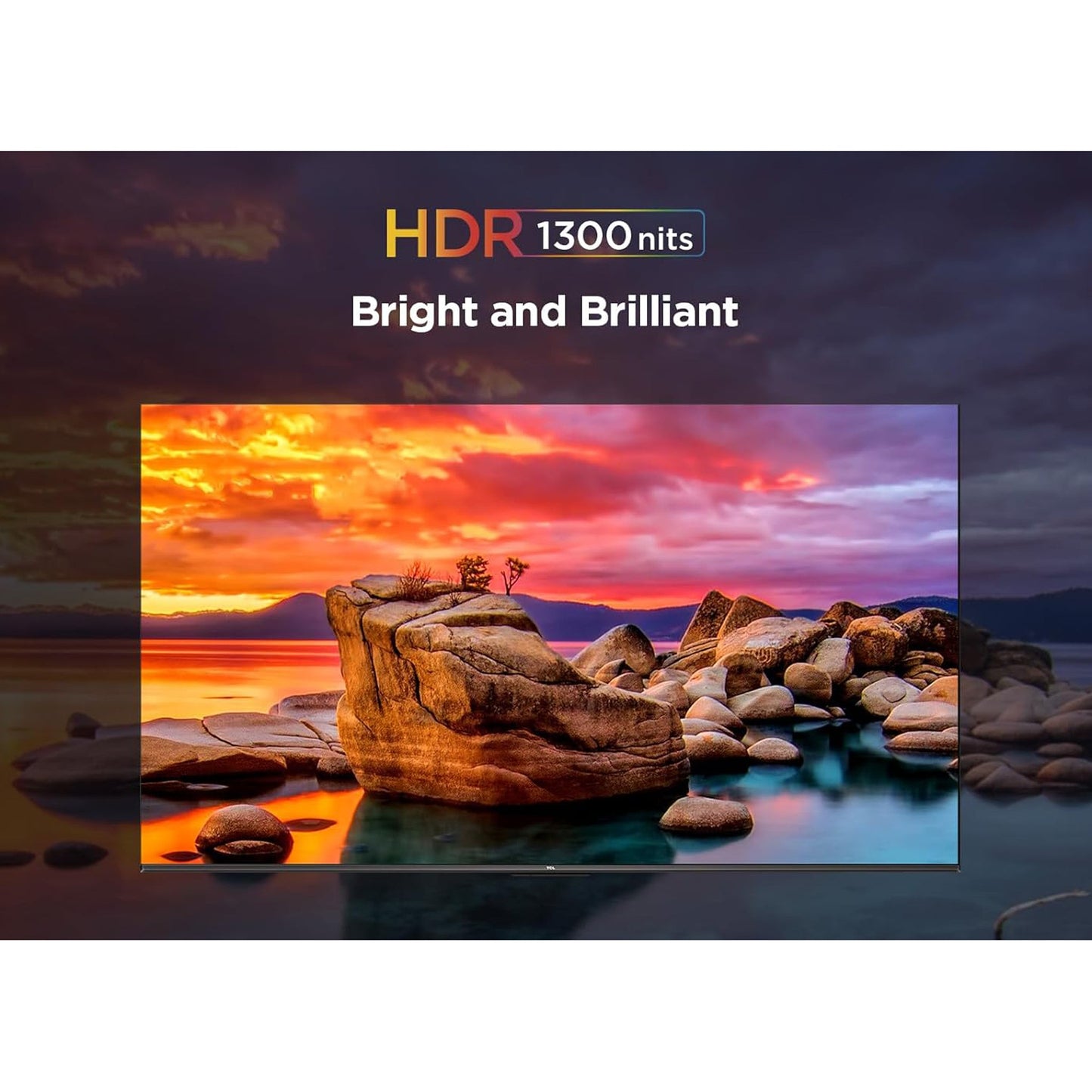 TCL 65 inch Smart QLED Mini LED TV - 4K - 144Hz, 65C835