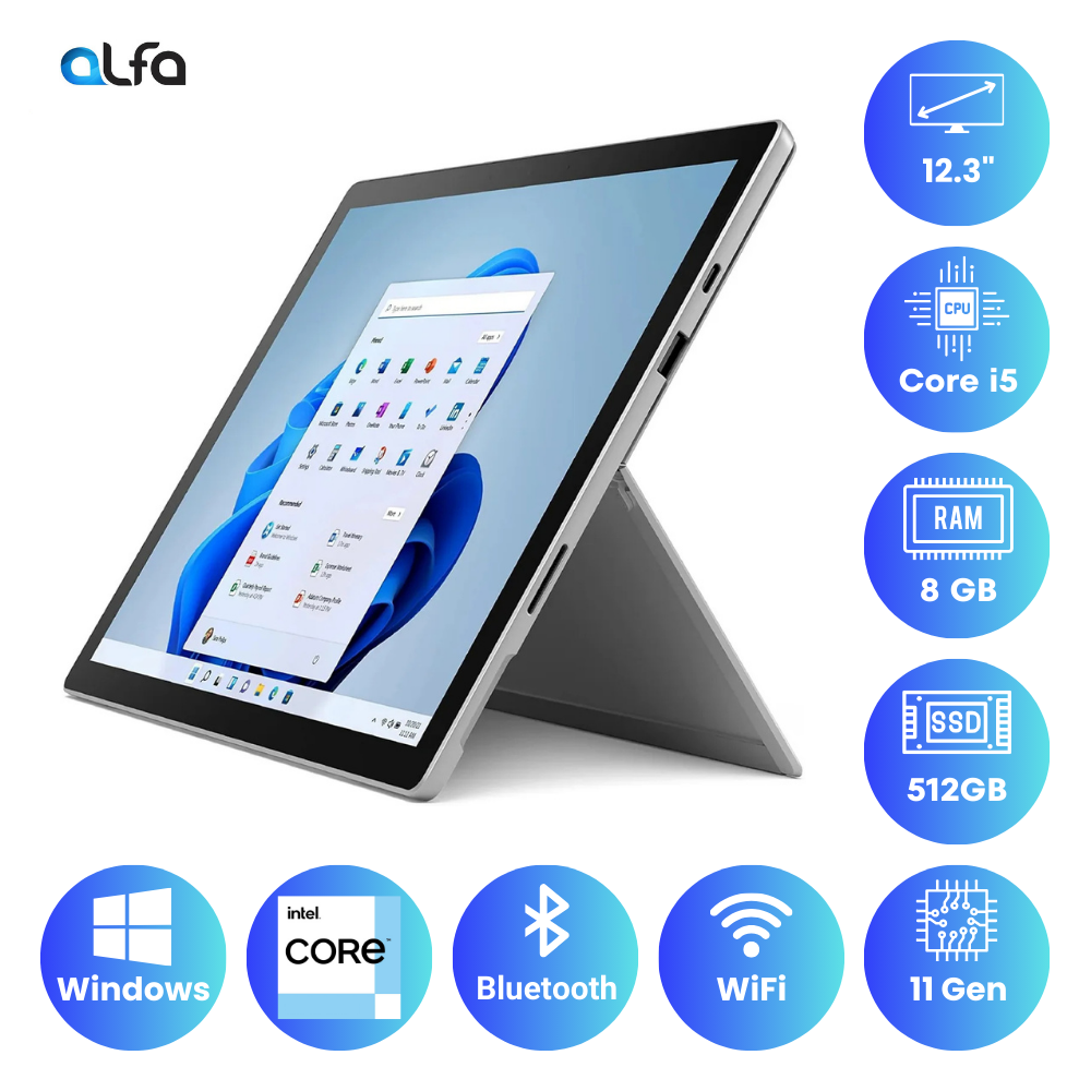 Microsoft Surface Pro 7+ - 12.3" - i5 - 8/256GB