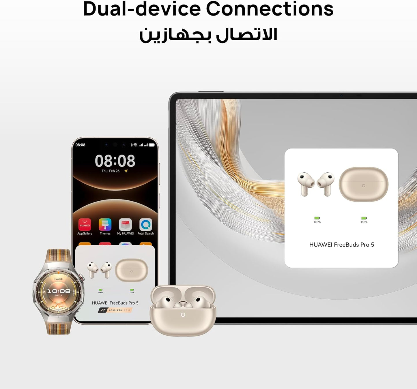 Huawei Freebuds Pro 5 Dual Driver Ultra Immersive Sound, T0023