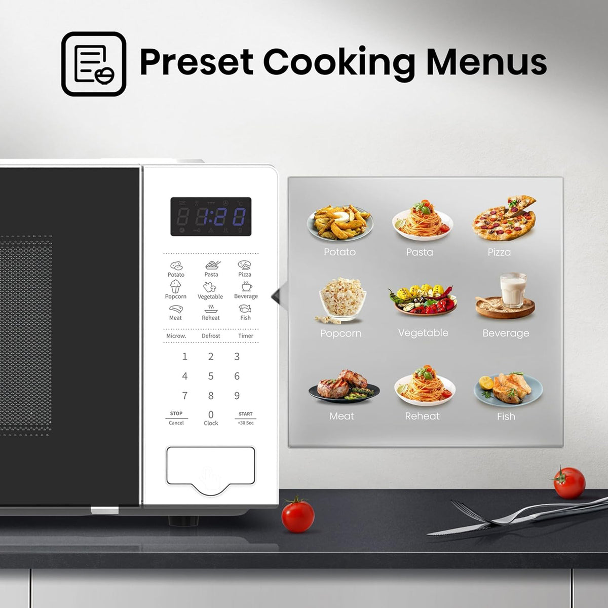 Hisense 20L Microwave Oven, H20MOWS4