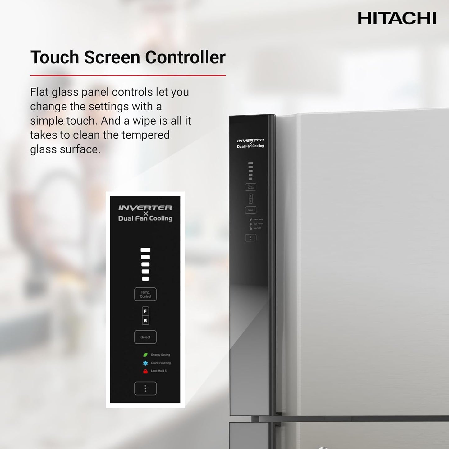 Hitachi 715L Top Mount Double Door Refrigerator, RV715PUK7KPSV