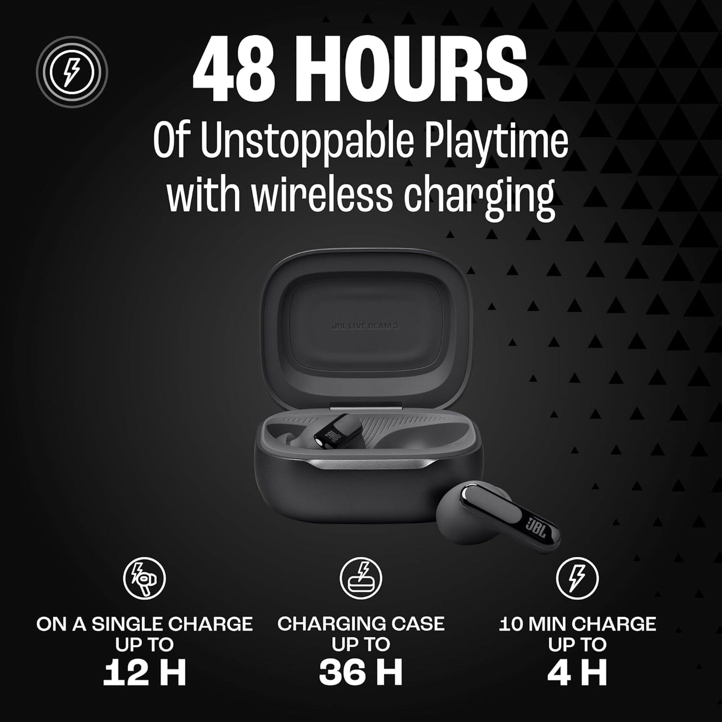 JBL Live Beam 3 True Wireless Noise Cancelling Earbuds