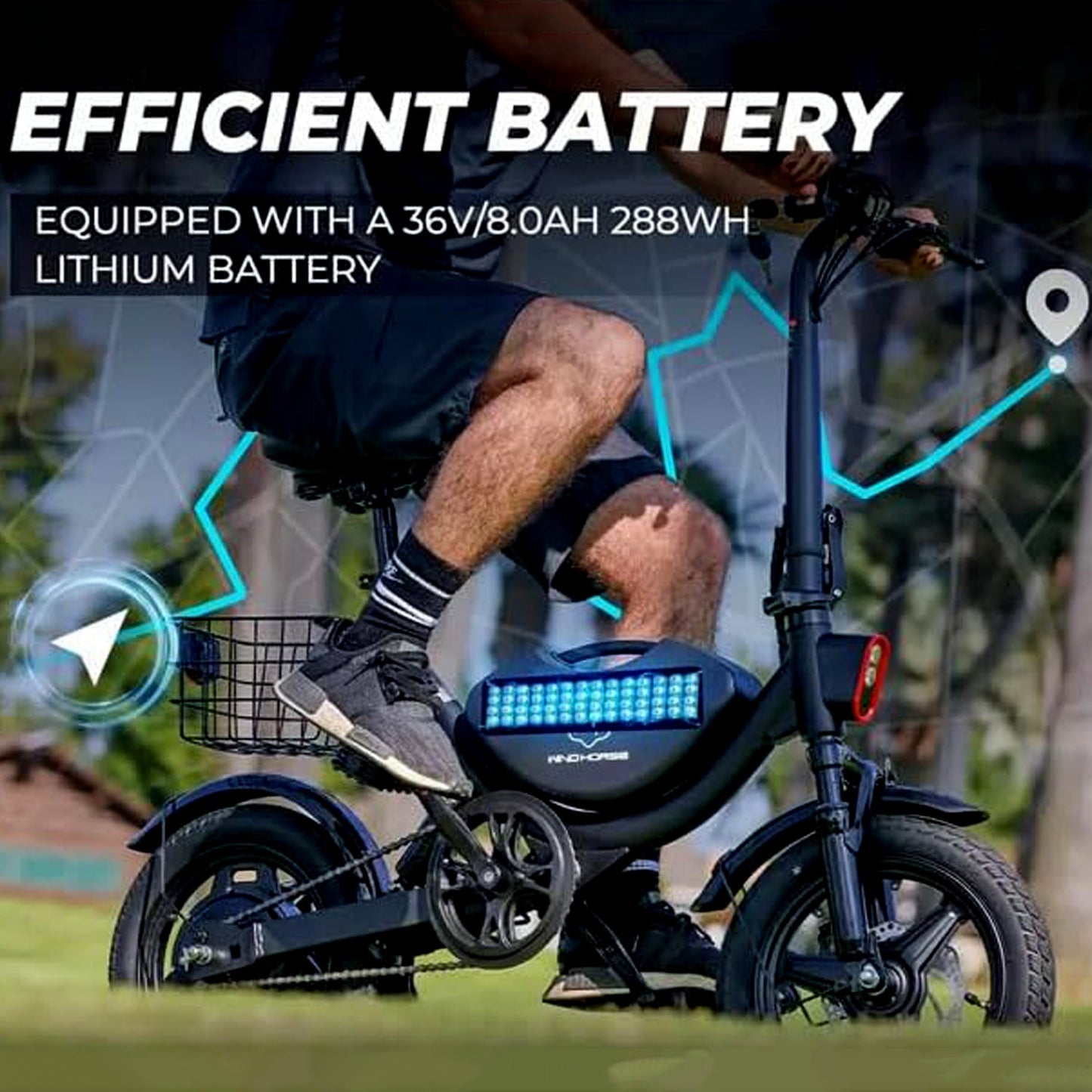 Wind Horse Electric Scooter 500W 25-35KM Range 35KM Speed, W3