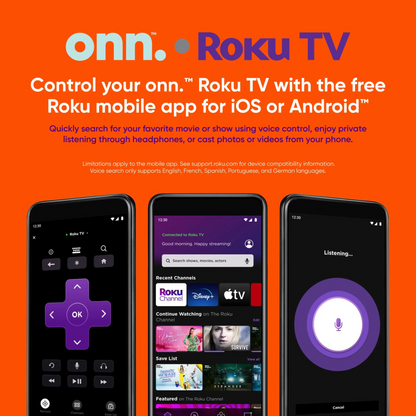 Onn 75" Smart TV - 4K