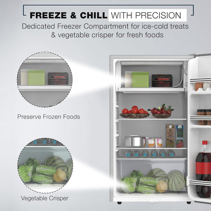 Nikai 125L Single Door Mini Refrigerator, NRF125SS1