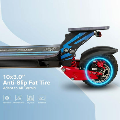 Wind Horse Electric Scooter 3600W (Dual Motor) 65KM Range 80KM Speed, H8