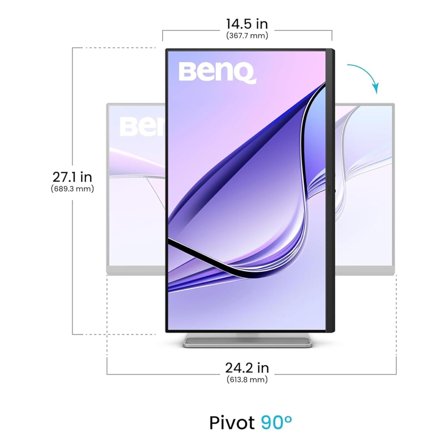 BenQ 32 inch Wide Color P3 Monitor - 4K, MA320U