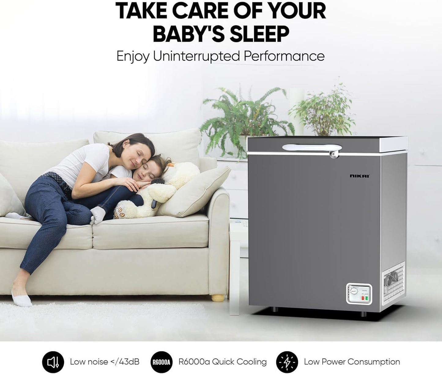 Nikai 200L Chest Freezer, NCF 200