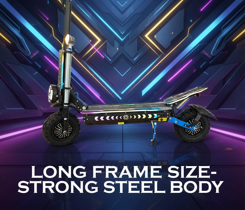 Wind Horse Electric Scooter 3000W (Dual Motor) 120KM Range 85KM Speed, H3