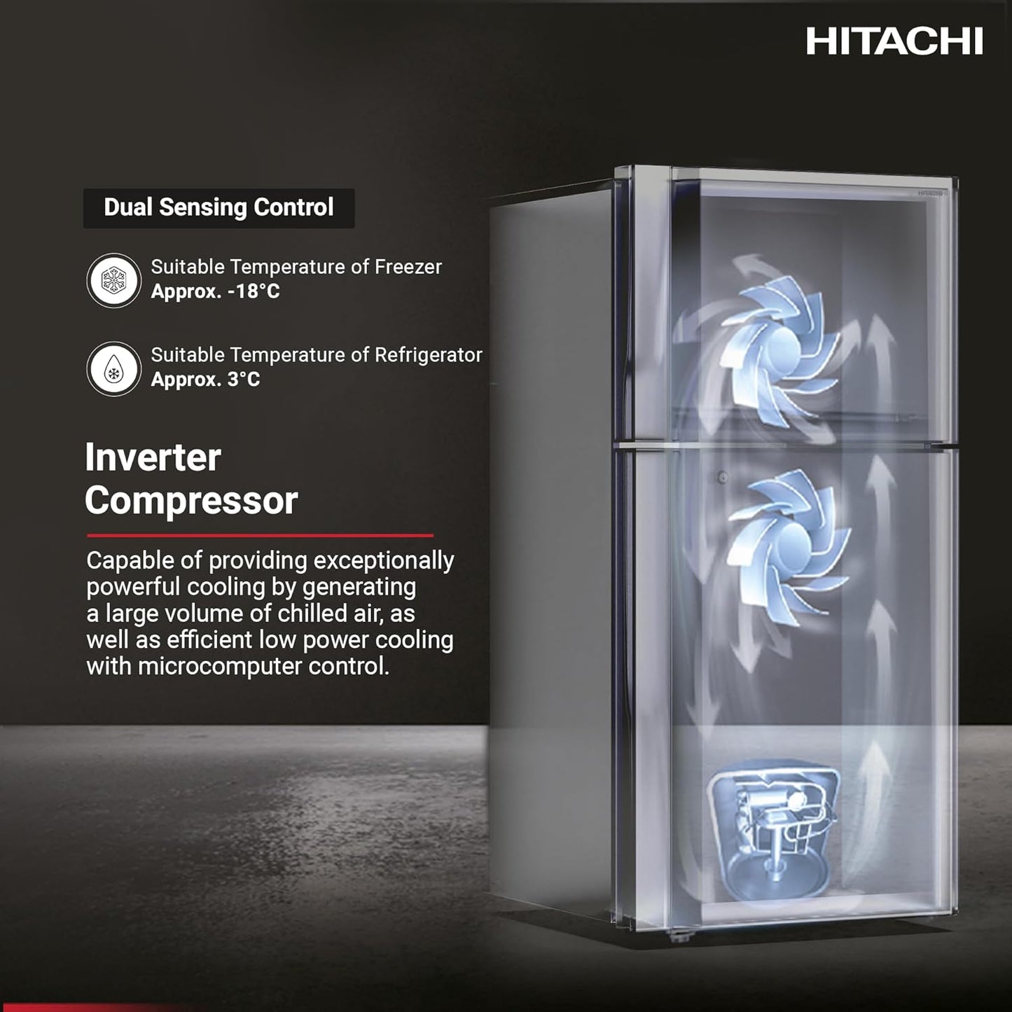 Hitachi 715L Top Mount Double Door Refrigerator, RV715PUK7KPSV